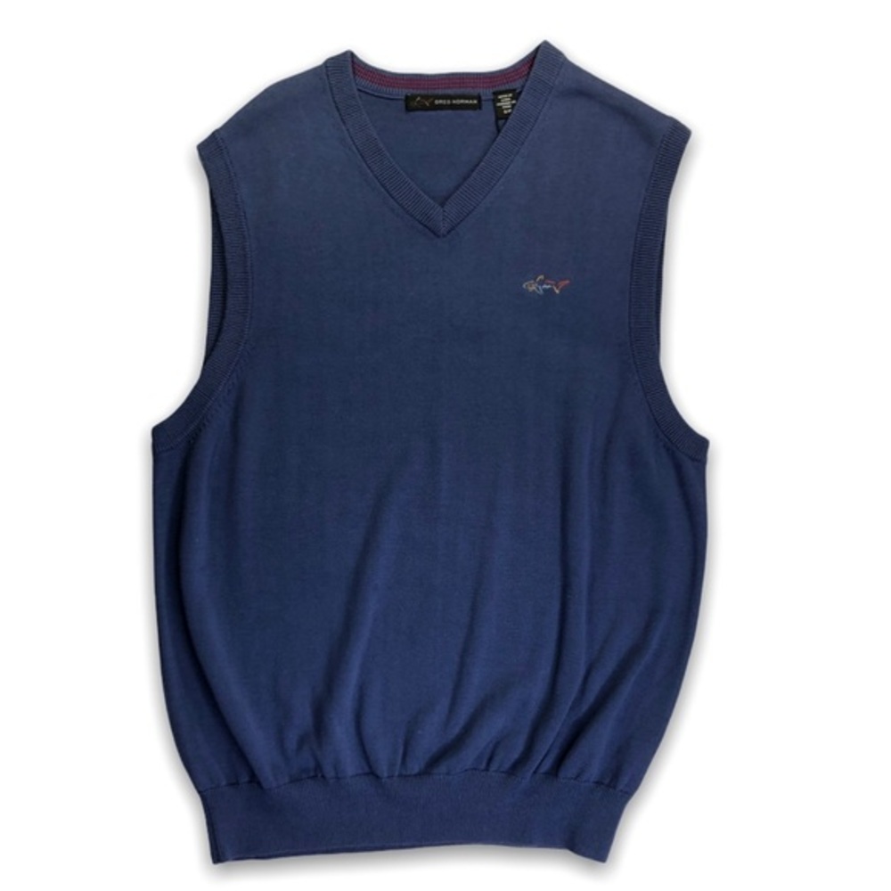 Greg Norman Mens V Neck Sweater Pullover Golf Vest